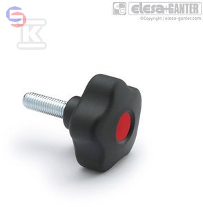VCT.53 P-M10X40-SOFT-C6 POKRĘTŁO ELESA+GANTER