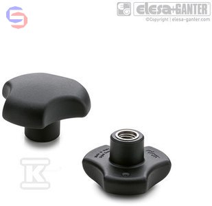 VTT.32-SST-P-M6X25 POKRĘTŁO PEŁNE ELESA+GANTER