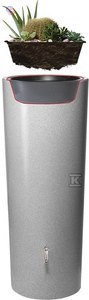ZB.NA DESZCZ.NAZ. STONE 2W1 350L,SILVER GRAF