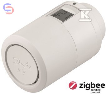 Danfoss Ally Głowica Termostatyczna Elektroniczna 2 Adaptery M30 RA 2,4 GHz