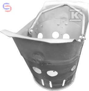 KZO Kosz osadczy D1 do wpustów ulicznych 0.33x0.33x0.35m 2.4kg