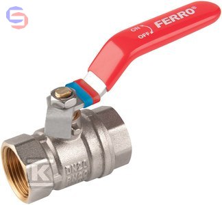 FERRO F-COMFORT Kurek kulowy DN15 1/2" GW/W mosiężny 0,16kg