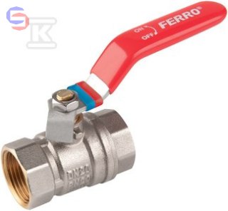 FERRO F-COMFORT Kurek kulowy DN25 1" GW/W mosiężny 0,36kg