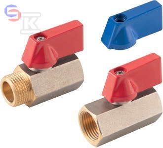 FERRO F-COMFORT Kurek kulowy mini GW/W 3/8" mosiężny