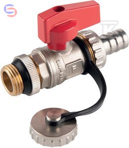 FERRO F-COMFORT Kurek kulowy spustowy 1/2" mosiężny z uszczelką