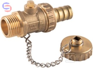 FERRO F-COMFORT Kurek kulowy spustowy GZ 3/4" mosiężny 0,18kg