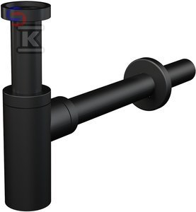 ALCA Półsyfon Umywalkowy DN32 Design Czarny Mat