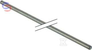 Geberit Pręt gwintowany M10 2.0m HDPE Pluvia