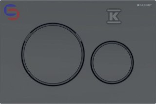 Geberit Sigma20 Przycisk spłukujący czarny mat easy-to-clean 0.394kg