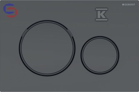 Geberit Sigma20 Przycisk spłukujący czarny mat easy-to-clean 0.394kg