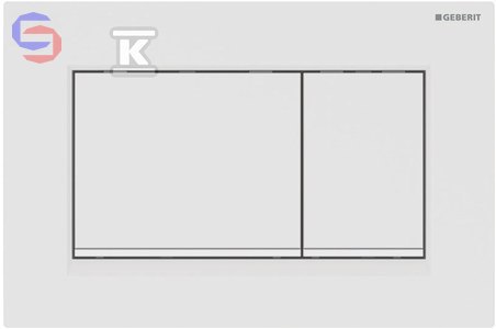 Geberit Sigma30 Przycisk spłukujący biały mat 0,17x0,05x0,30m