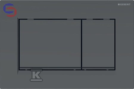 Geberit Sigma30 Przycisk spłukujący czarny mat 0,05x0,17x0,3m