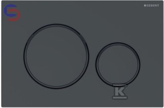 Geberit Sigma20 Przycisk spłukujący czarny mat 46x172x298mm