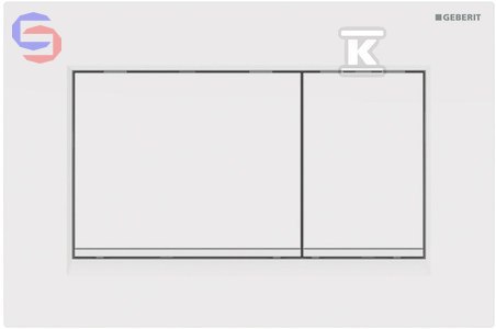 Geberit Sigma30 Przycisk spłukujący przedni biały mat 46x172x298mm 0,41kg