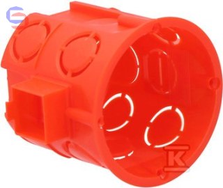 ONNLINE PUSZ.PRO PK-60F Puszka podtynkowa 60x67x72mm czerwona IP20