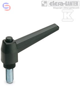 RĘKOJEŚĆ NASTAWNA MRX.63 P-M8X40 ELESA+GANTER