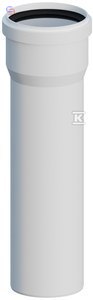ONNLINE Rura kominowa PP DN80 L500mm z uszczelką EPDM