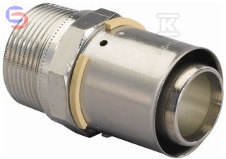 Uponor S-Press Złączka GZ 75-R2 1/2"MT MLC