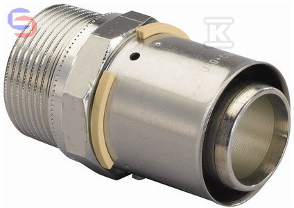 Uponor S-Press Złączka GZ 75-R2 1/2"MT MLC