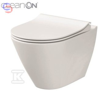 CERSANIT CITY SET 743 Miska WC wisząca 37x36x51cm CleanOn