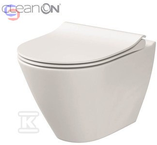 CERSANIT CITY SET 743 Miska WC wisząca 37x36x51cm CleanOn