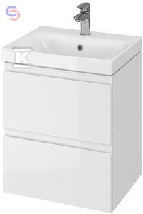 CERSANIT MODUO 50 Szafka podumywalkowa + umywalka biała 62x49x40cm
