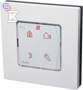 TERMOSTAT ICON PROG 230V NAT. 86X86 DANFOSS