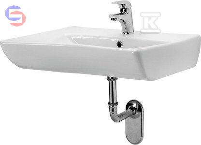 CERSANIT ETIUDA 65 Umywalka ceramiczna 66x55x15,5cm dla niepełnosprawnych
