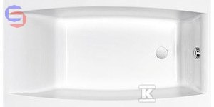 CERSANIT VIRGO Wanna prostokątna 140x75x42 cm akryl