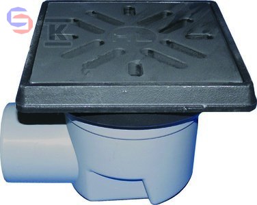 HL Perfekt Wpust podwórzowy HL605.1 DN110 żeliwo 260x260mm