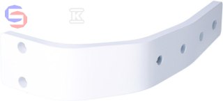 FLOWAIR SLIM Wsporniki montażowe białe RAL9003 2szt 0.06x0.22x0.35m