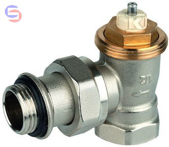 Honeywell Home V2030ESX15 Zawór termostatyczny kątowy 1/2" GW wkładka SX