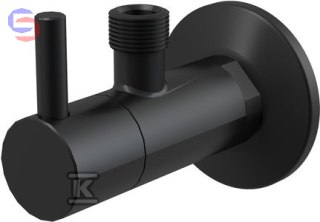 ALCA Zawór kątowy filtr 1/2"x3/8" czarny mat ARV001BLACK