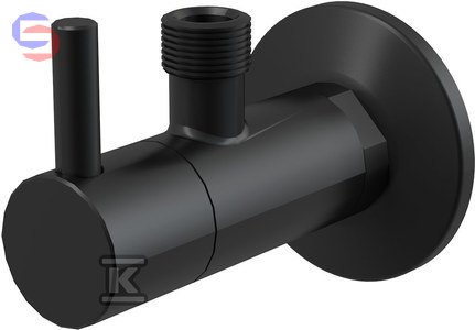 ALCA Zawór kątowy filtr 1/2"x3/8" czarny mat ARV001BLACK