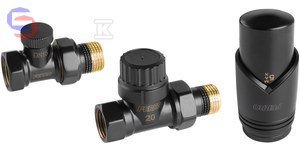 FERRO ZTM30BL Zestaw Termostatyczny Dekoracyjny Czarny 0,57kg