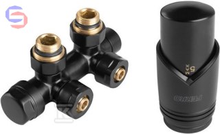 FERRO ZTD30BL Zestaw termostatyczny dekoracyjny kątowy czarny 0.92kg