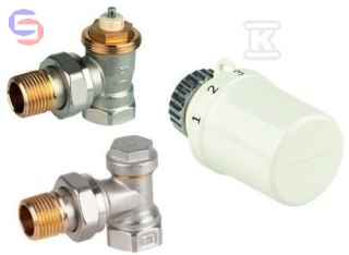 Honeywell Home Zestaw termostatyczny T3019W0 + V2020ESX15 + V2420E0015 1/2"