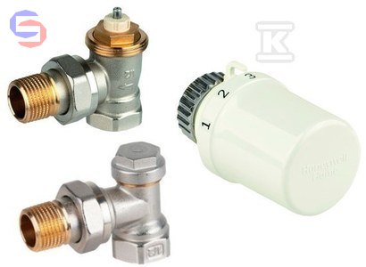 Honeywell Home Zestaw termostatyczny T3019W0 + V2020ESX15 + V2420E0015 1/2"