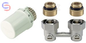 HONEYWELL HOME Zestaw termostatyczny V Kąt T3019 + V2495EY015A 1/2"