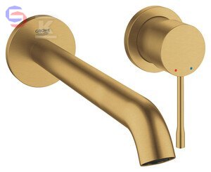 GROHE ESSENCE NEW Bateria umywalkowa 2-otworowa L Brushed Cool Sunrise 5,7 l/min