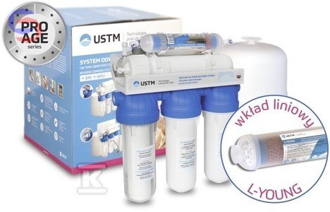 USTM WFU YOUNG Filtr RO 6 12 WFU 9.98kg 0.14x0.43x0.47m