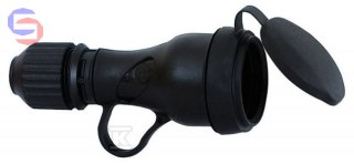 ONNLINE Gniazdo gumowe z uchwytem 16A 250V IP44