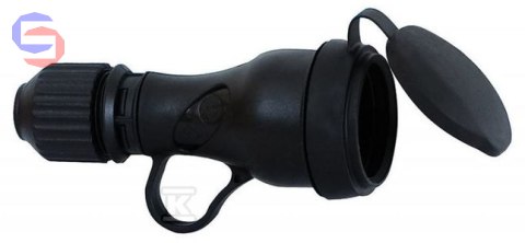 ONNLINE Gniazdo gumowe z uchwytem 16A 250V IP44