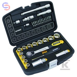 IRONSIDE Kpl. kluczy nasadowych 24szt 3/8" i 1/4" 1.91kg