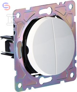 ONNLINE BETA BET1008W Łącznik podwójny biały 0,165x0,105x0,046m