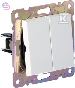 ONNLINE GAMA Łącznik podwójny schodowy biały 0,165x0,105x0,046m