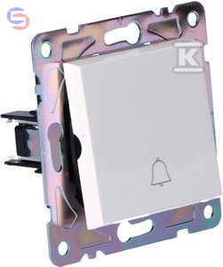 ONNLINE GAMA GAM1020W Łącznik dzwonkowy biały 0.16x0.1x0.046m