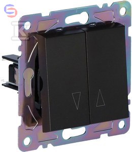 ONNLINE GAMA Łącznik żaluzjowy czarny GAM1030B 0,165x0,1x0,046m