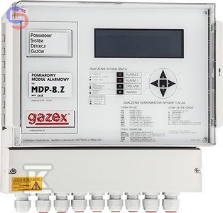 GAZEX MDP-8.Z/M Moduł alarmowy pomiarowy 8 wejść 230V RS-485