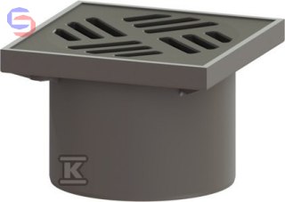 NASADA ABS CZARNA KRATKA 138X138 SYS.125 KESSEL